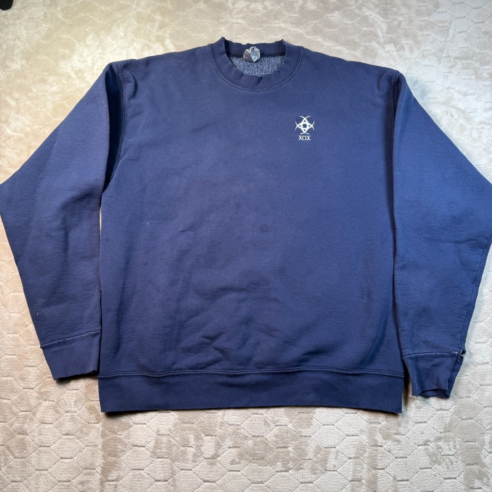 VTG 90s Fruit Of The Loom Crewneck Sweatshirt Sz XL USA Made WORN FADED 99 Look